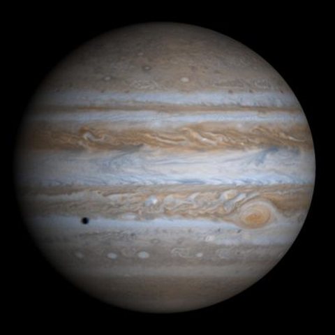 Jupiter photographed by NASA
