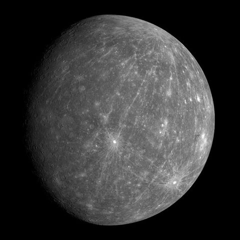 Mercury photographed by NASA